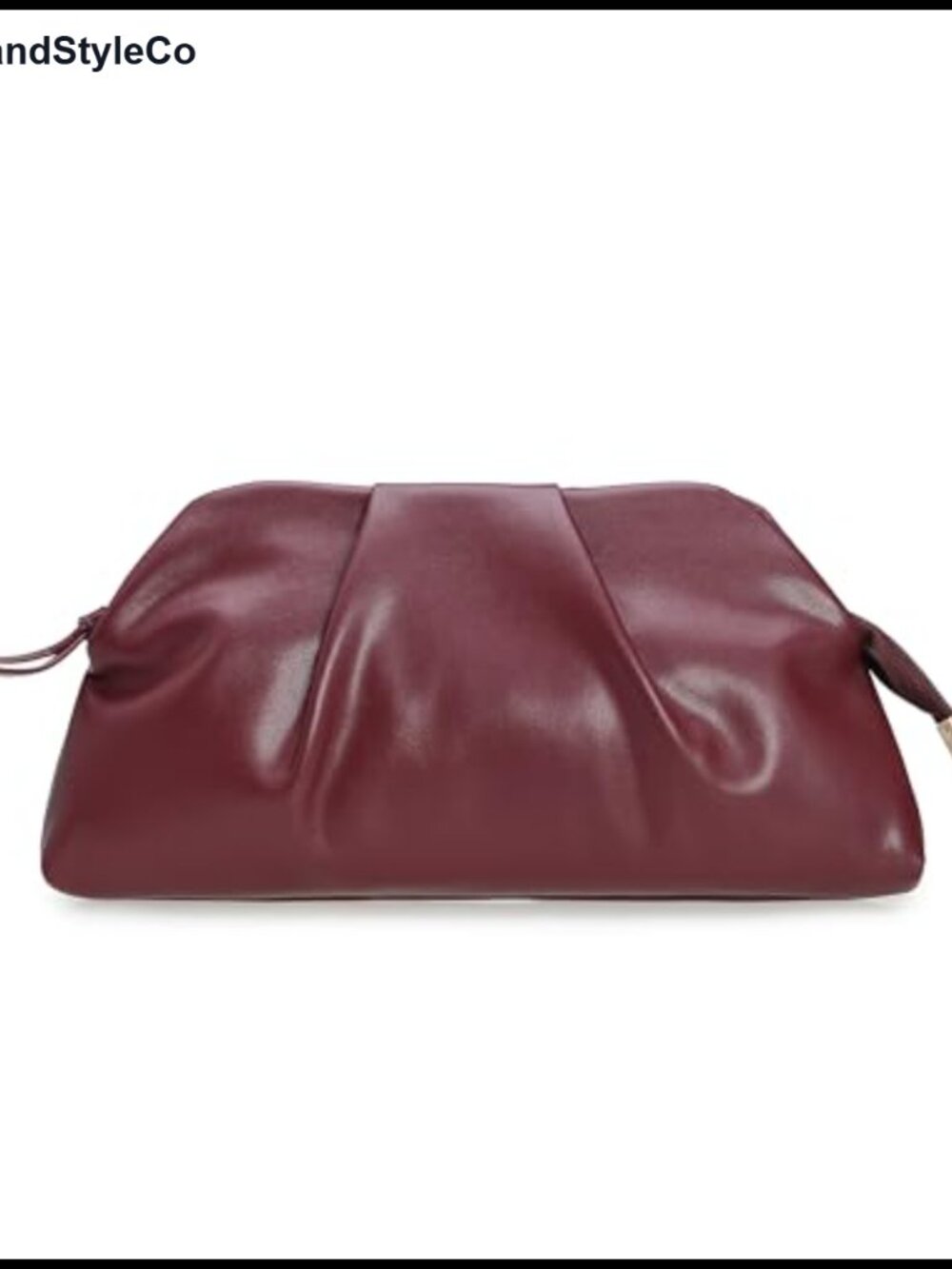 PU Leather Pleated Clutch Purse Vegan Leather Evening Bag Formal Wedding